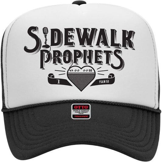 SWP Logo Trucker Hat Black/White